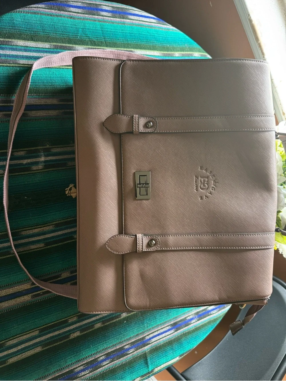 EaseGave Women's 17 Inch Laptop Briefcase, Vintage Purple 17.3-inch, A-purple